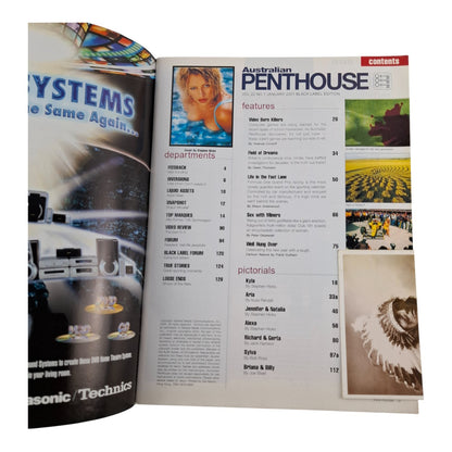 AUSTRALIAN PENTHOUSE Men's Magazine August 2001 Alexa