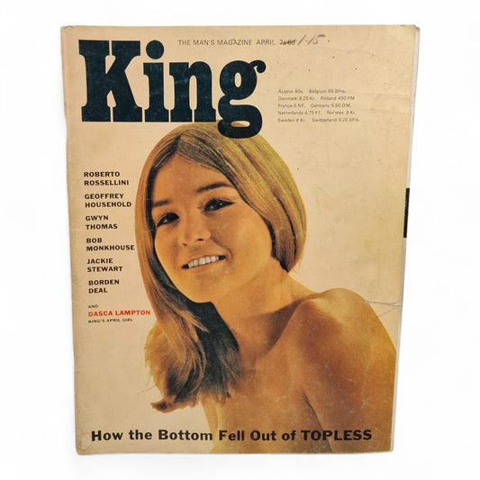 King Magazine April 1966 Dasca Lampton Playboy Mayfair - VERY RARE