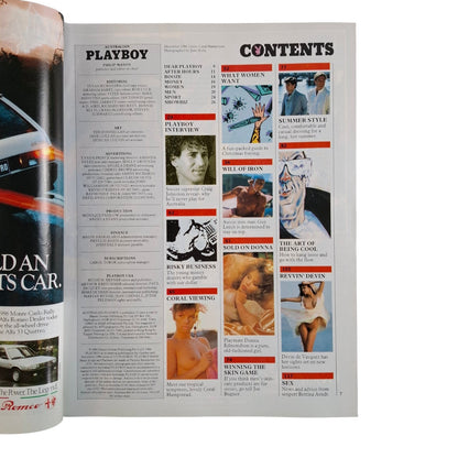 Australian Playboy Magazine December 1986  Coral Hampstead / Donna Edmondson