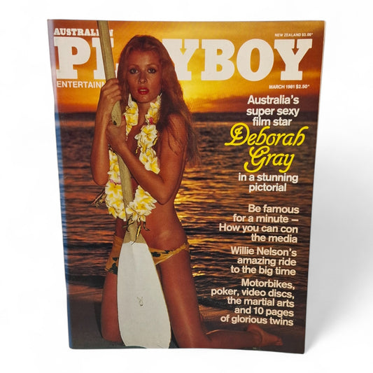Australian Playboy: March 1981 - Magazine / Willie Nelson, Deborah Gray