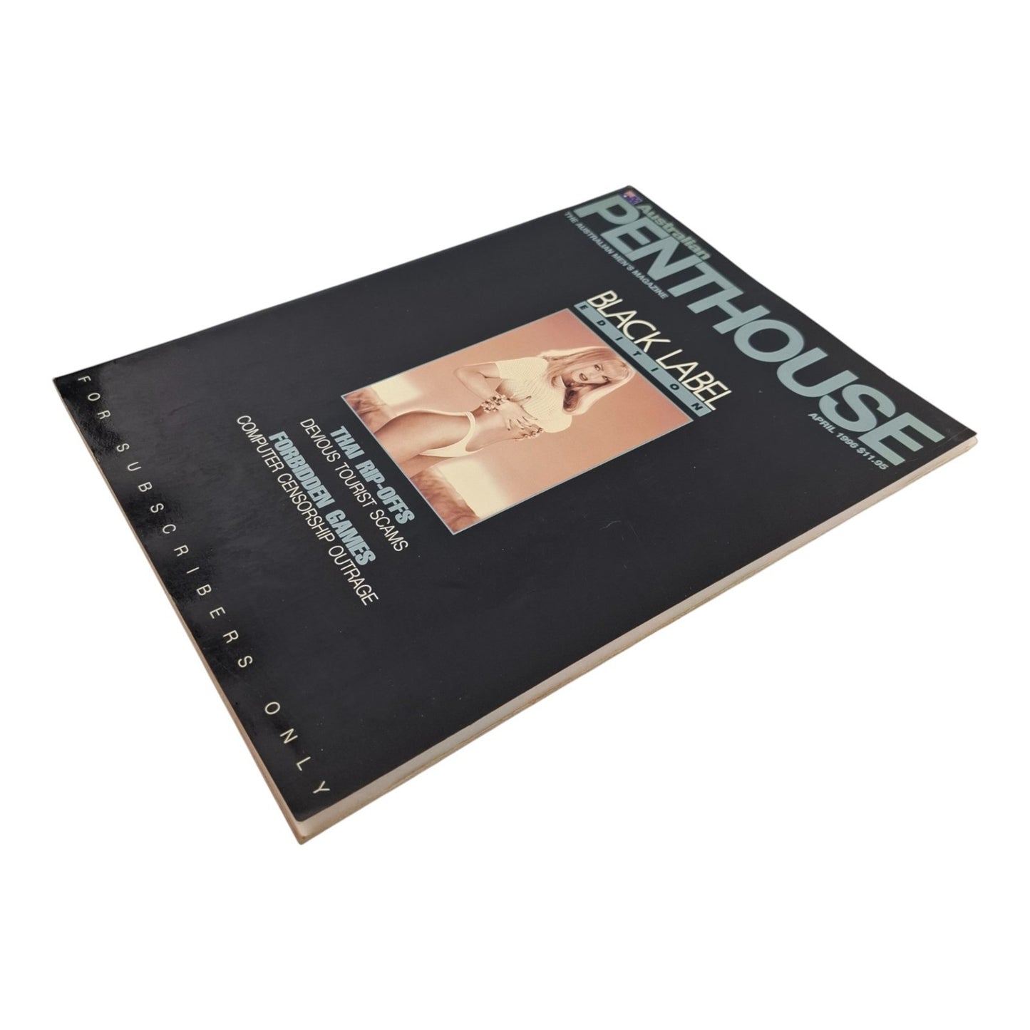 Australian Penthouse Magazine -Black Edition April 1996 Ashley Lauren