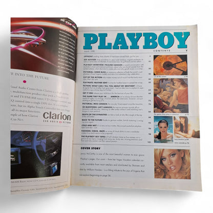 Australian Playboy Magazine March 1998 Lingerie Special Jenny McCarthy