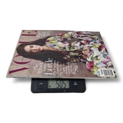 Vogue Australia Magazine July 2015 Lorde Cover EXCELLENT