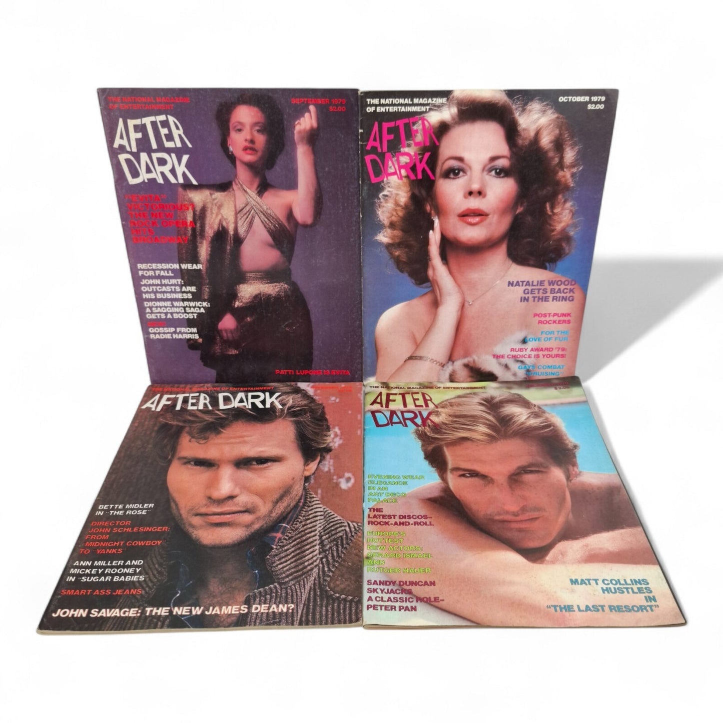After Dark Magazine Lot 12 Issues 1979 Gay Men Entertainment Complete Year RARE!