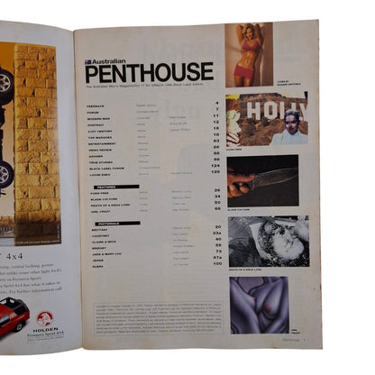 Australian Penthouse Magazine March 1996 Bridget Burns / Courtney Behn