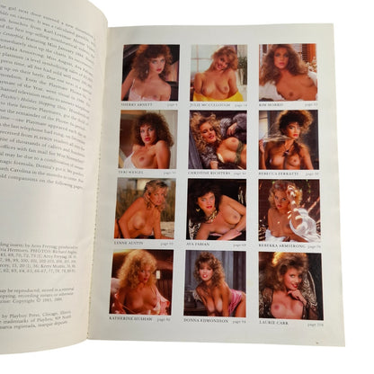 Playboy Magazine Playmate Review Third Annual Roundup 1986 Donna Edmondson
