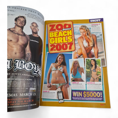 Zoo Weekly Magazine Australia March 12th 2007 Sara Mackintosh