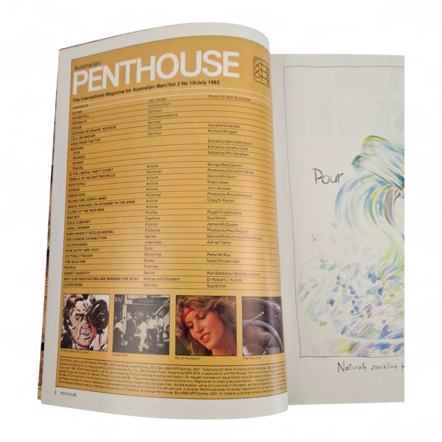 AUSTRALIAN PENTHOUSE Men's Magazine July 1982 Complete