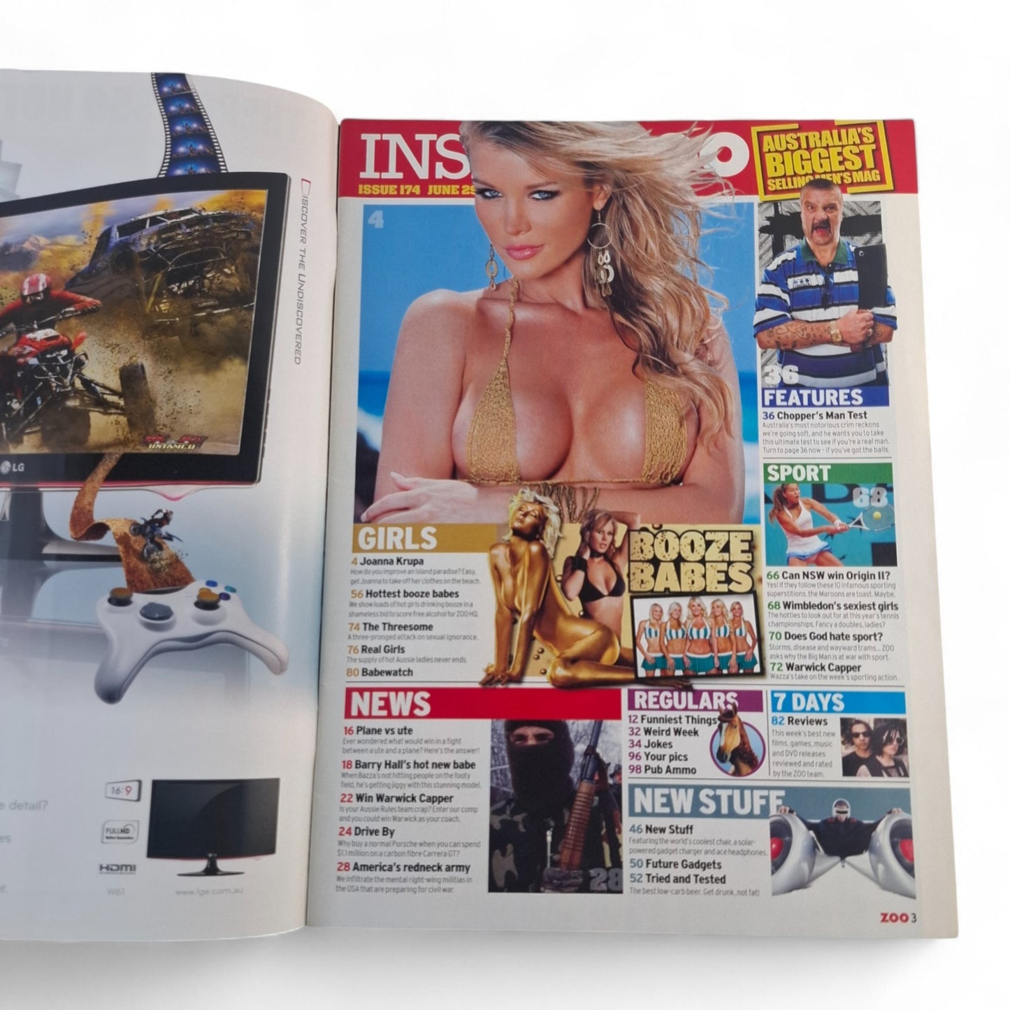 ZOO Weekly Magazine Australia #174 June 2007 Joanna Krupa