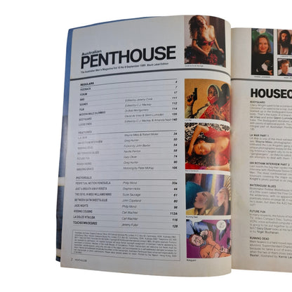 Australian Penthouse Magazine - Black September 1989 Nikki Willaims
