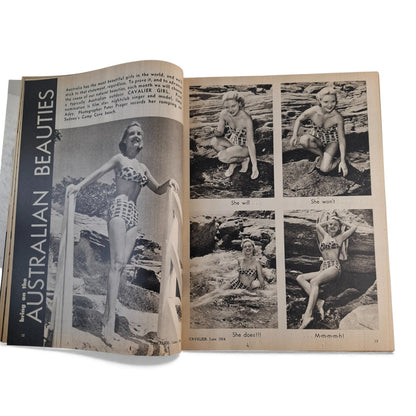 Cavalier Magazine Australia For Men June 1954 Vol. 1 No. 11 - Vargas Girl