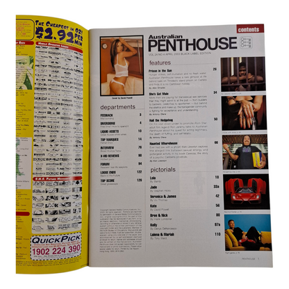 Australian Penthouse Magazine - Black Label April 2003 Kate