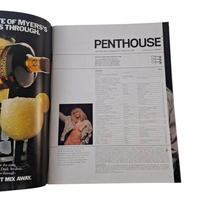 Penthouse Magazine July 1987 (USA-International) Pet Lisa Mandoki