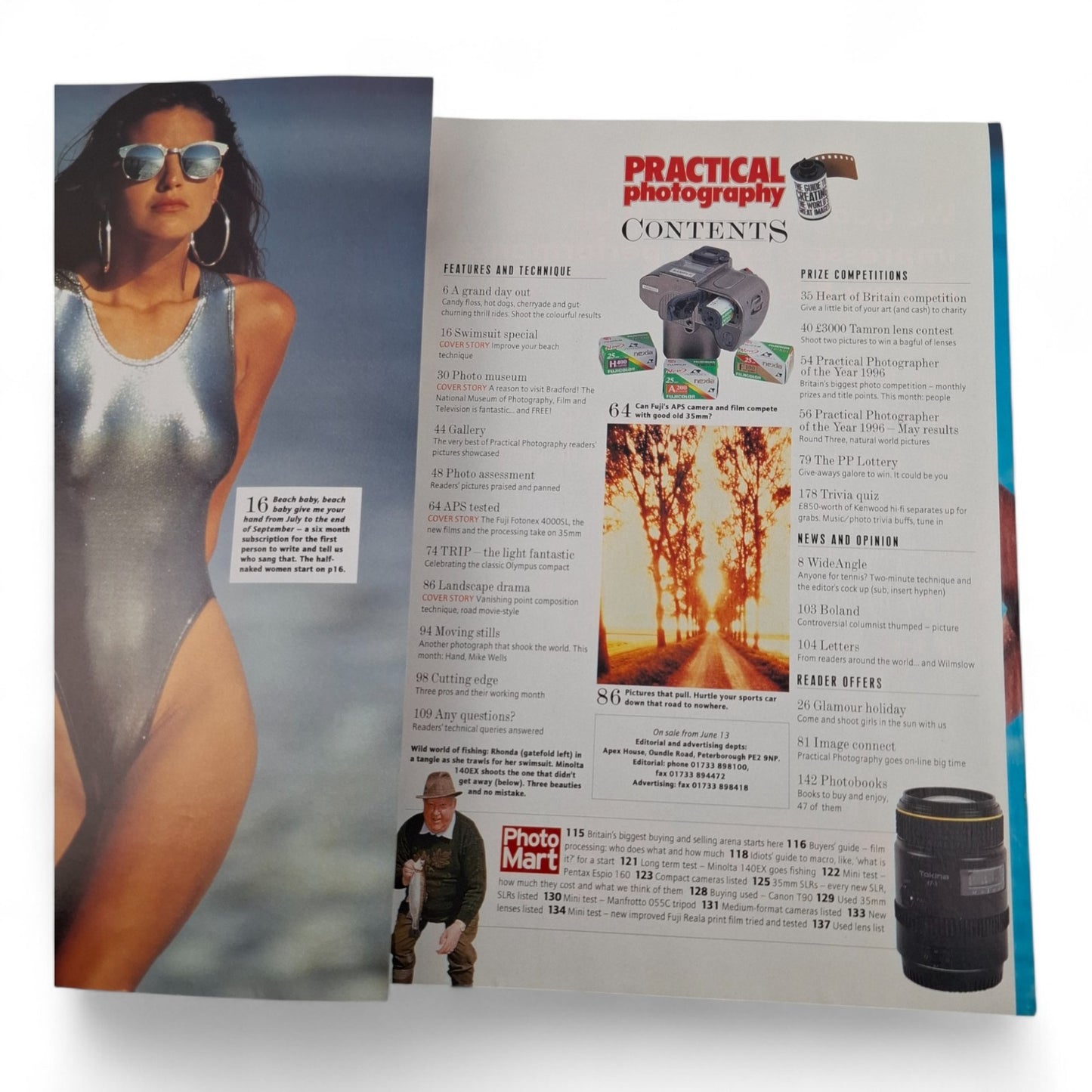 Practical Photography Magazine Swimsuit Special July 1996