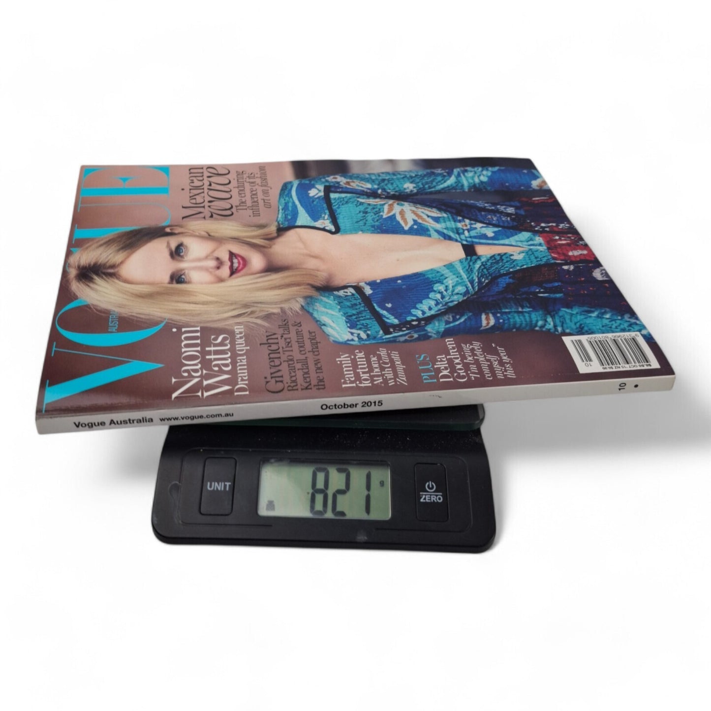 Vogue Australia Magazine October 2015 Features Naomi Watts Cover COMPLETE EXC.