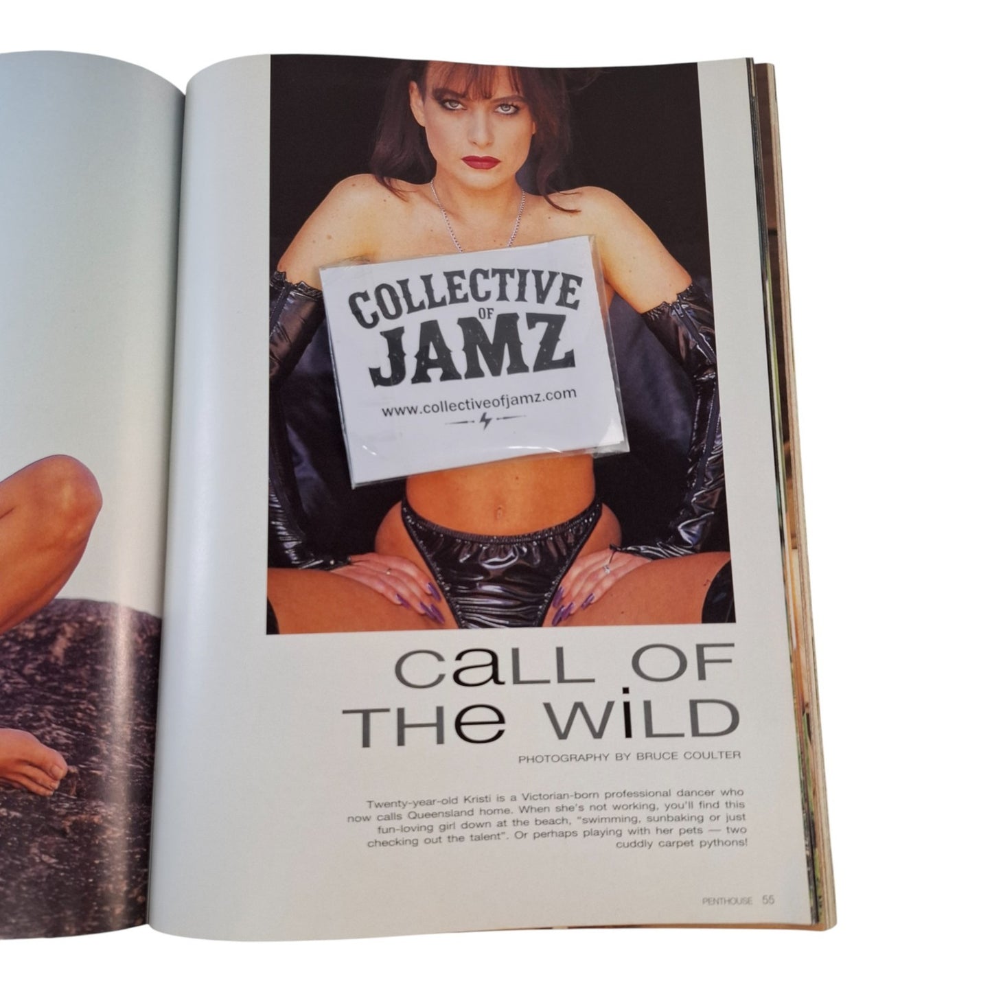 AUSTRALIAN PENTHOUSE Men's Magazine Black Label June 1994 Kristi