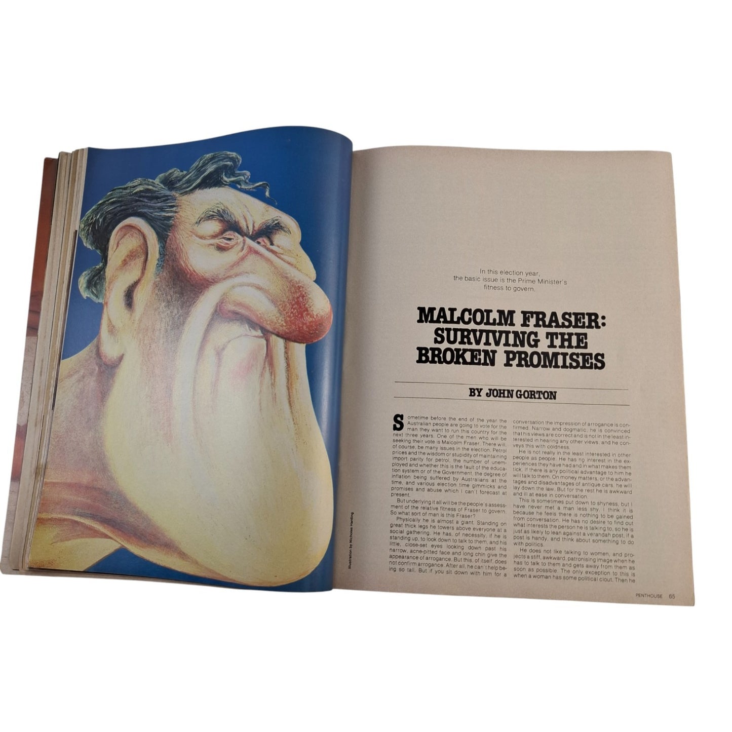 AUSTRALIAN PENTHOUSE Men's Magazine October 1980 Ama Blanchette