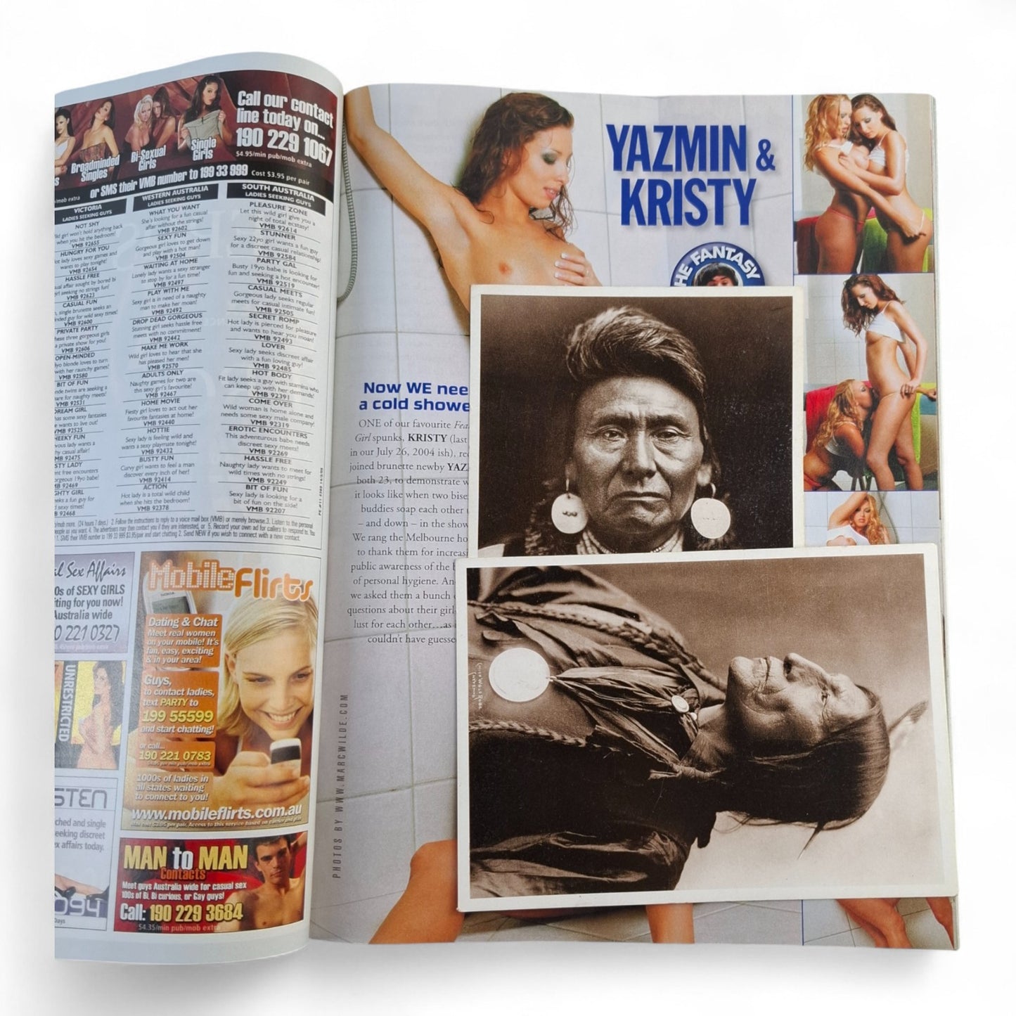 Australian People Magazine March 2005 Yazmin & Kristy, Michelle Marsh