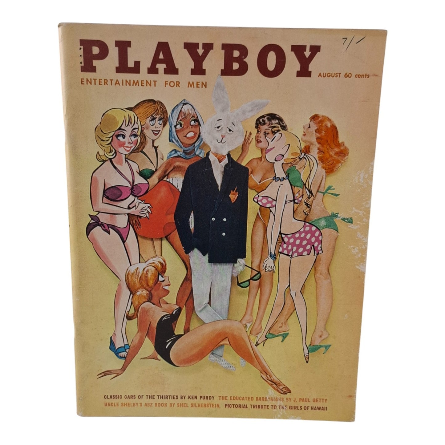 PLAYBOY MAGAZINE August 1961 Karen Thompson