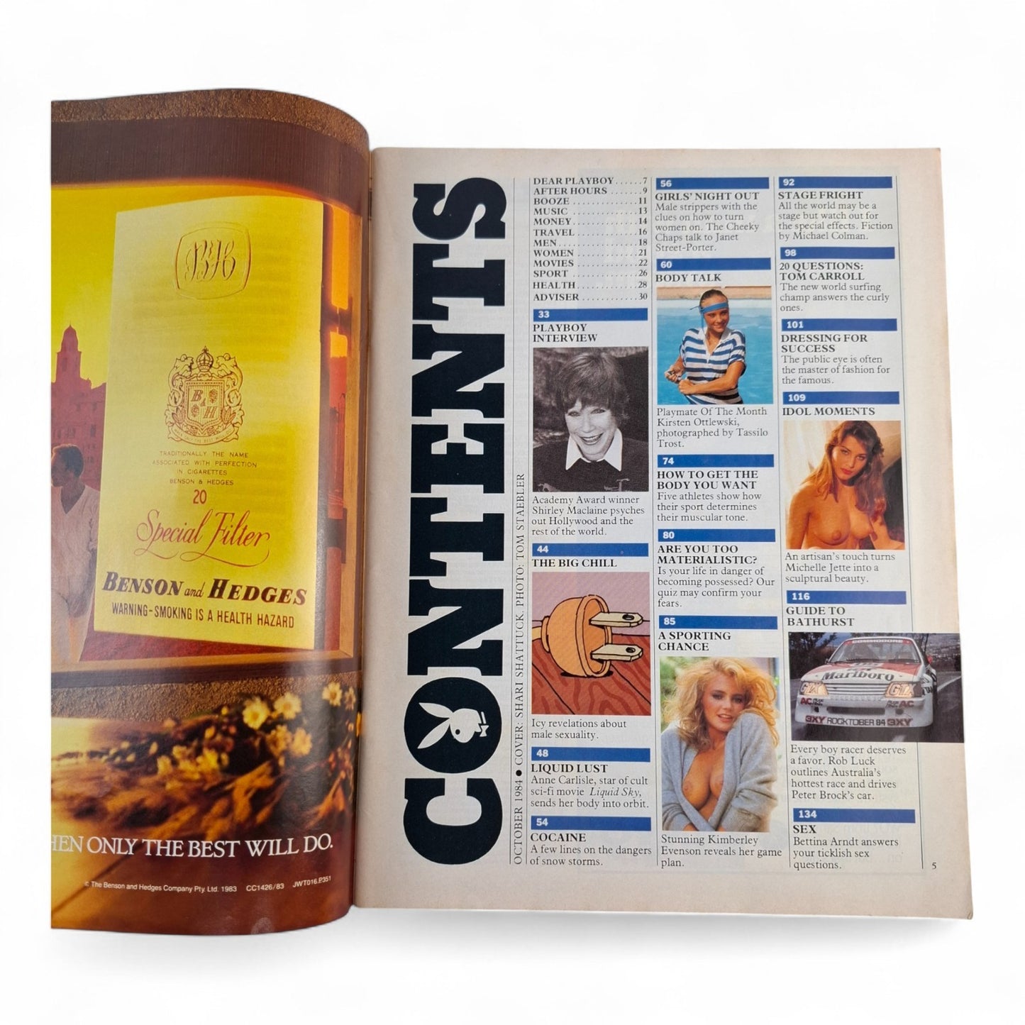 Australian Playboy Magazine October 1984 Kirsten Ottlewsk