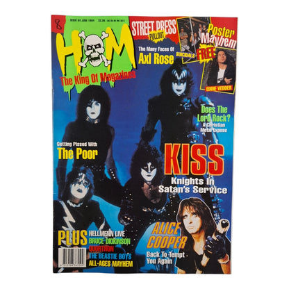 Hot Metal Magazine #64 June 1994 KISS / Alice Cooper / Biohazard