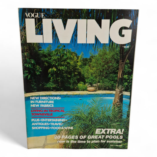 Vintage Vogue Living Australia Magazine - No.3 June July 1982