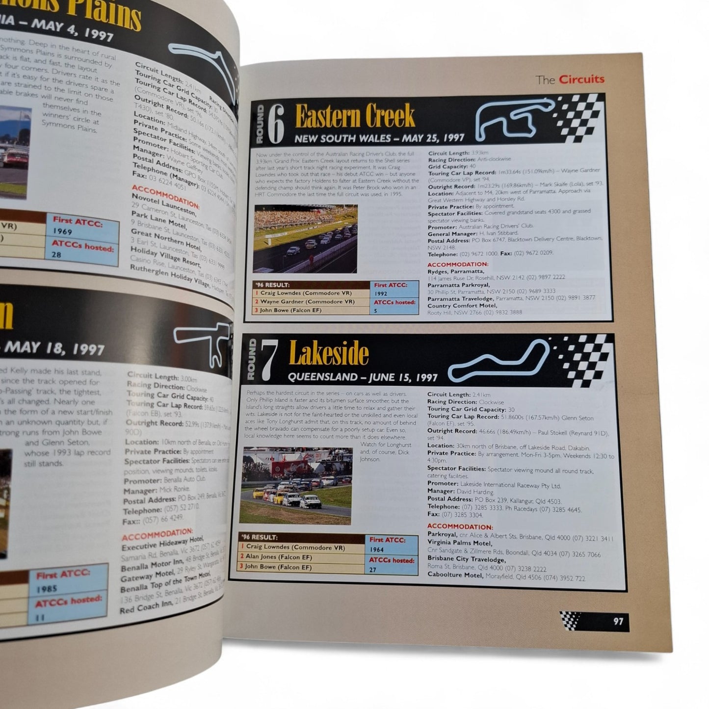 1997 Australian Touring Car Championship Oran Park Official Program