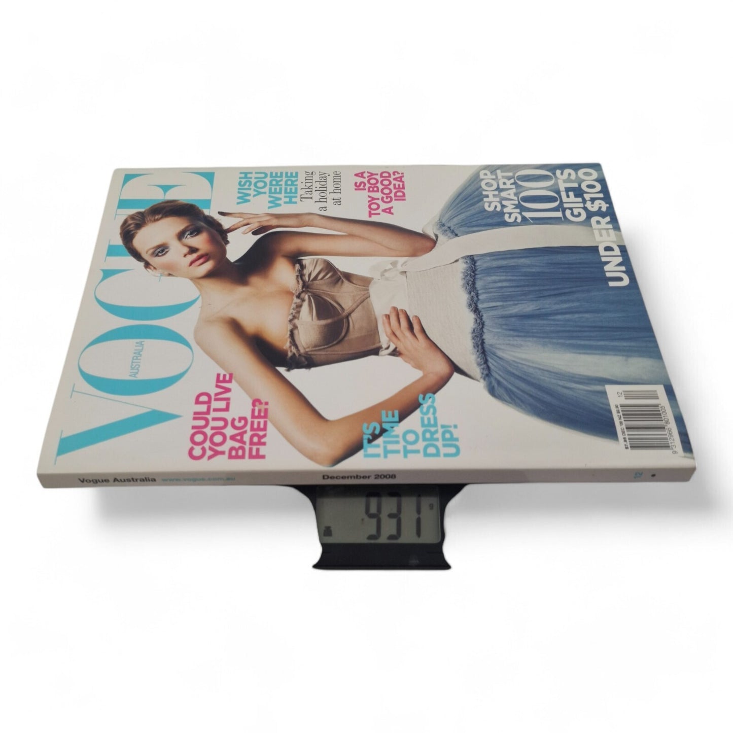Vogue Australia Magazine December 2008 Lily Donaldson Cover EXCELLENT