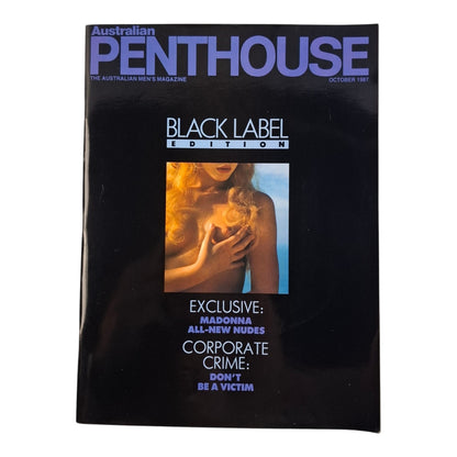AUSTRALIAN PENTHOUSE Magazine October 1987 Madonna / Gaelle James
