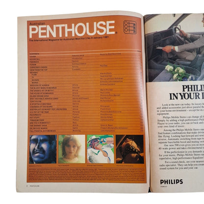 Australian Penthouse Magazine January 1981 Anna Knappe / Donna Turner + Calender