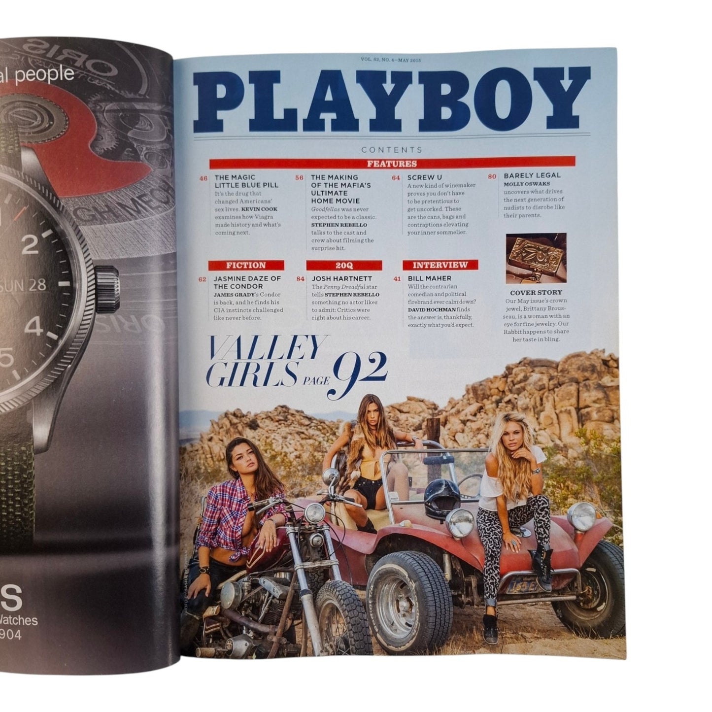Playboy Magazine May 2015 Brittany Brousseau / Madonna