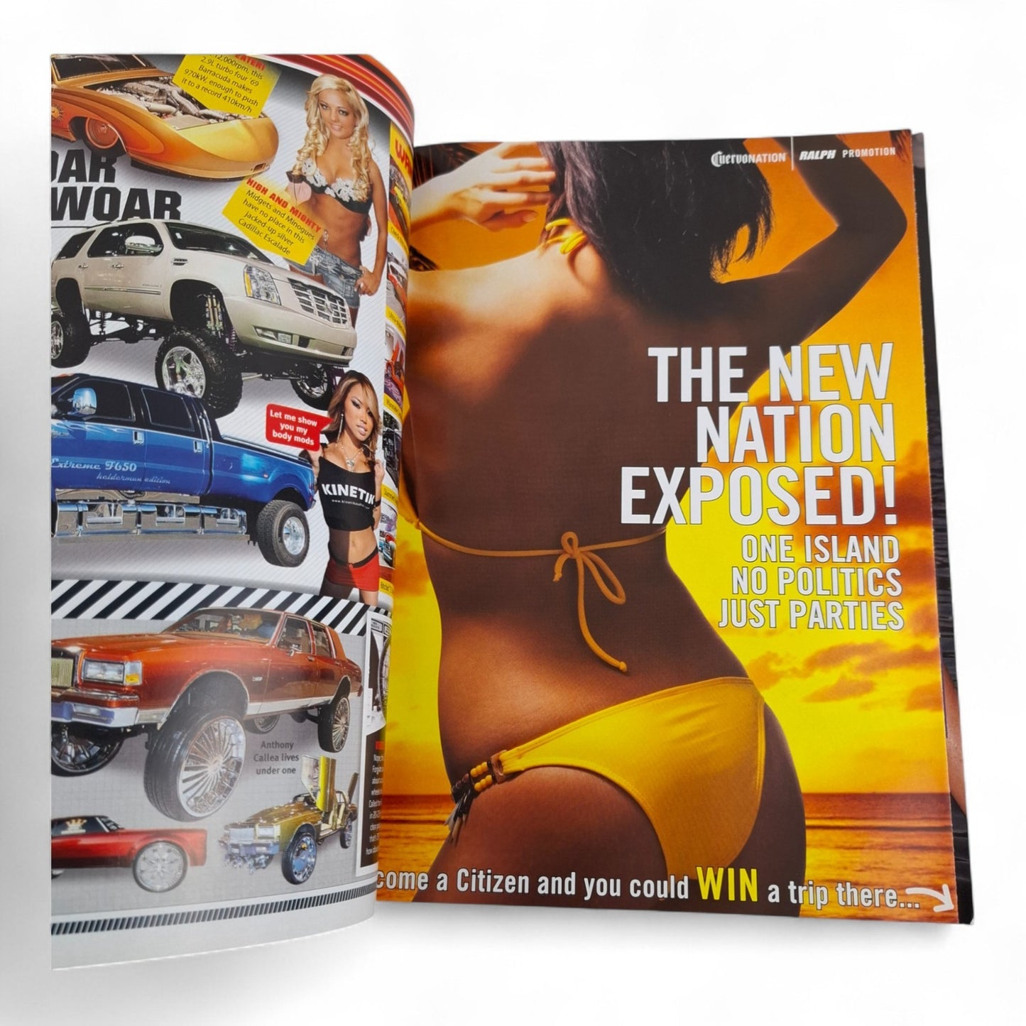 RALPH Australia Magazine February 2007 Jessica Ashlee Simpson ZOO NUTS FHM