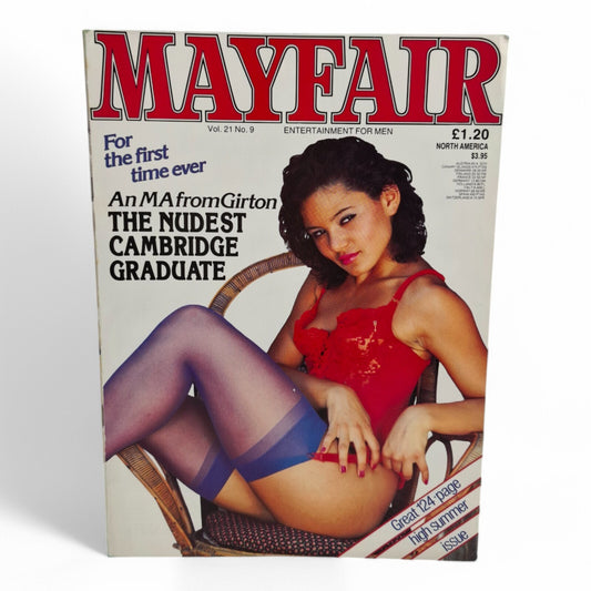 Mayfair Magazine Vol. 21 No. 9 September 1986 U.K Playboy Bernadette Masson