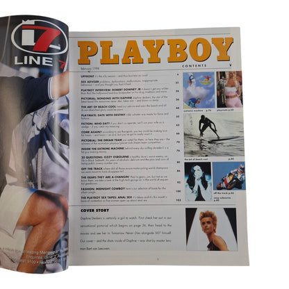 Australian Playboy Magazine February 1998 Daphne Deckers / Nikki Schieler