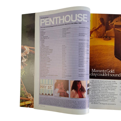 Australian Penthouse Magazine May 1982 Maggie Ferguson / Lisa Kingston