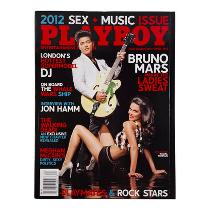 Playboy Magazine April 2012 Raquel Pomplun / Bruno Mars