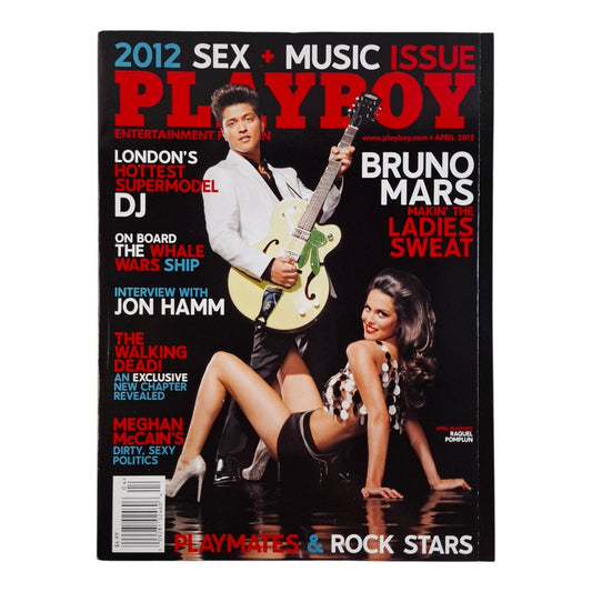 Playboy Magazine April 2012 Raquel Pomplun / Bruno Mars