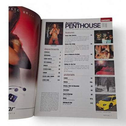 AUSTRALIAN PENTHOUSE Men's Magazine Black Label September 2001