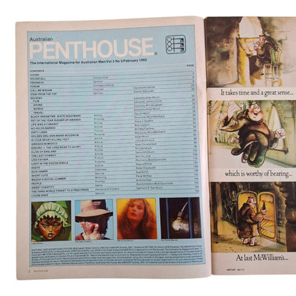Australian Penthouse Magazine February 1982 Helen Brown / Ann-Marie Woodrow