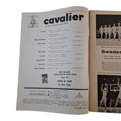Cavalier Magazine Australia August September 1955 Vol. 3 No. 1 Mitzi Gaynor