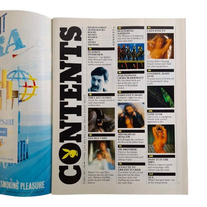 Australian Playboy Magazine February 1986 Lisa Mia Williams / Jakki Govan