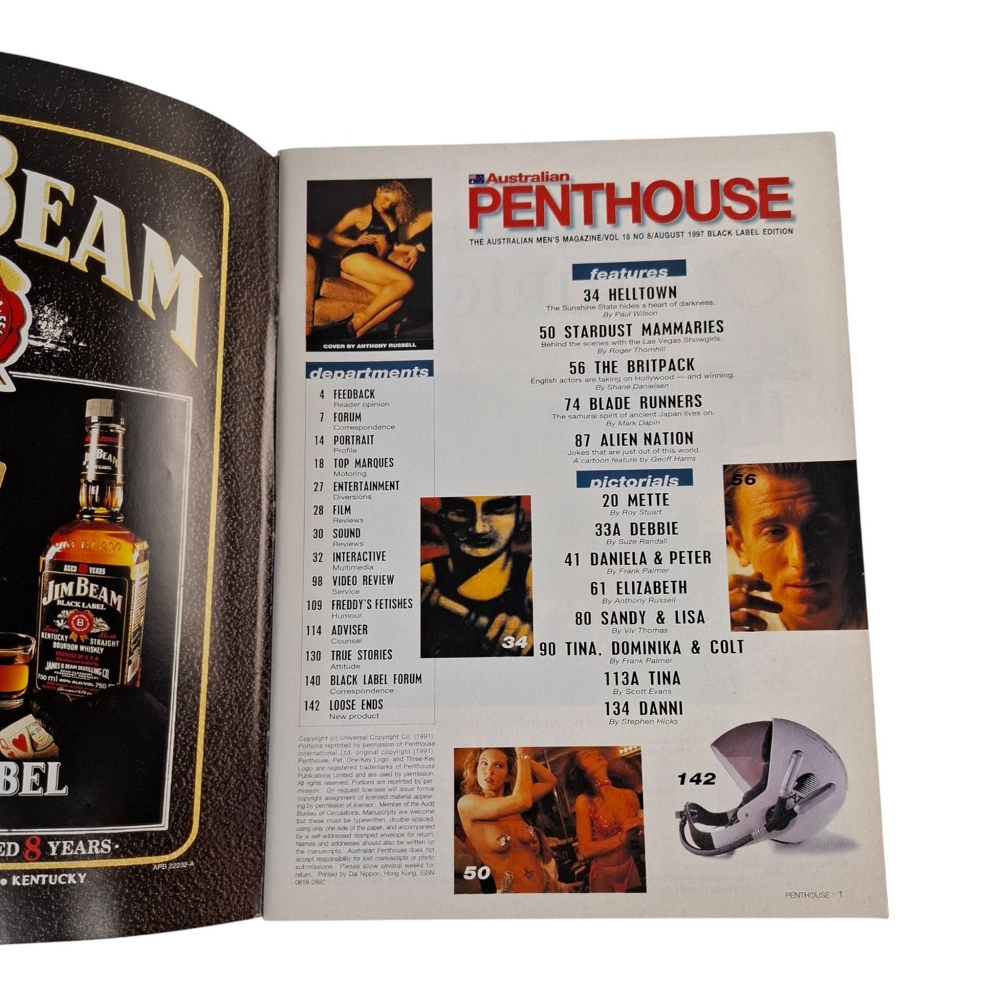 Australian Penthouse Magazine - August 1997 Elizabeth Rushton