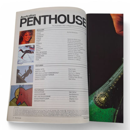 Australian Penthouse Magazine - Black August 1987 Complete Playboy