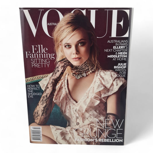 Vogue Australia Magazine March 2016 Elle Fanning Cover COMPLETE