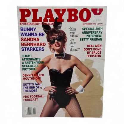 Playboy Magazine September 1992 Sandra Bernhard / Morena Corwin