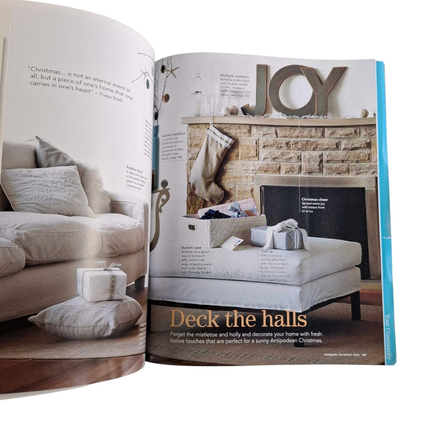 Notebook: Ideas For Living Magazine Australia December 2005 Vol. 1 No. 4