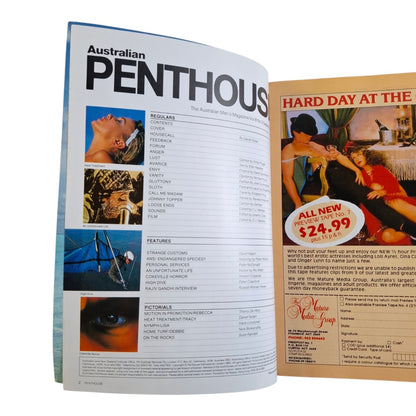 AUSTRALIAN PENTHOUSE Magazine September 1987 Tracey Wynters / Rebecca Northing