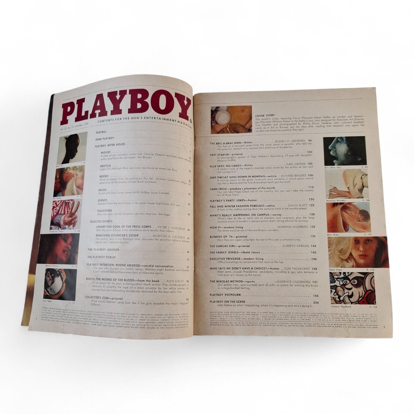 Playboy Magazine October 1976 Bunnies '76 Bolder and Sexier Then Ever ACC