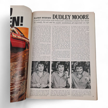 Playboy: January 1983 - US Magazine - Dudley Moore, Audrey and Judy Landers