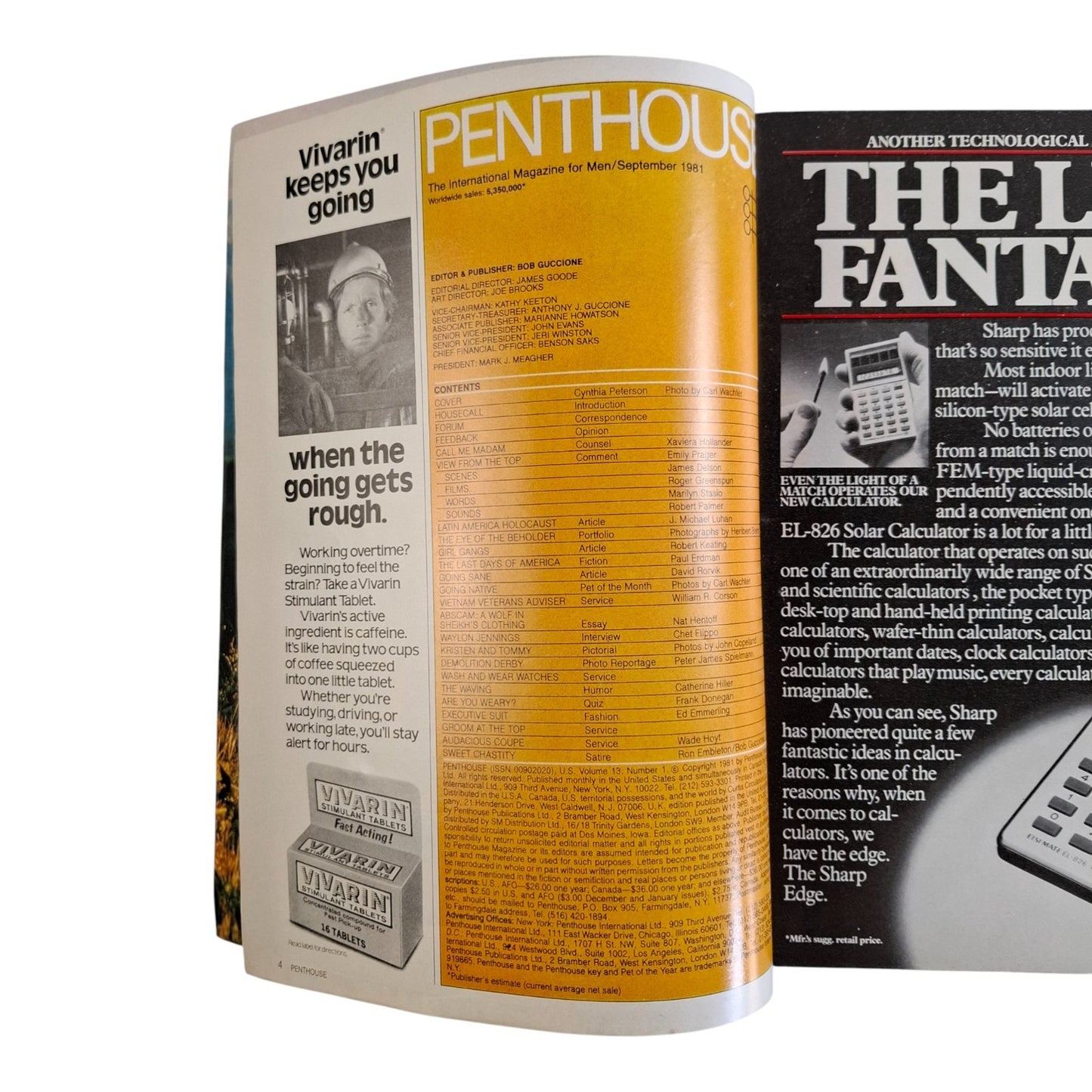 Penthouse Magazine September 1981 Cynthia Peterson